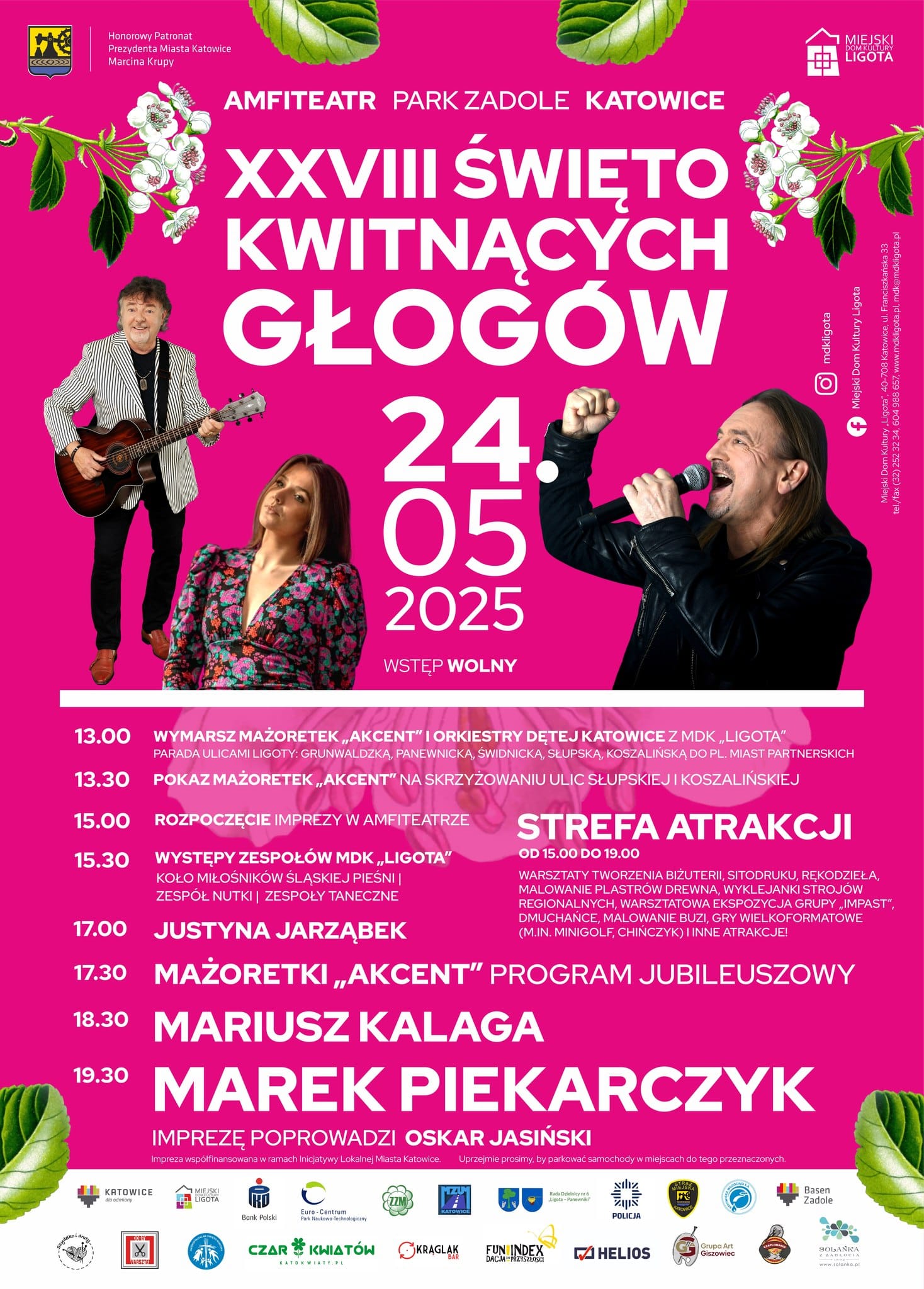 Marek Piekarczyk gwiazdą Święta Kwitnących Głogów 2025