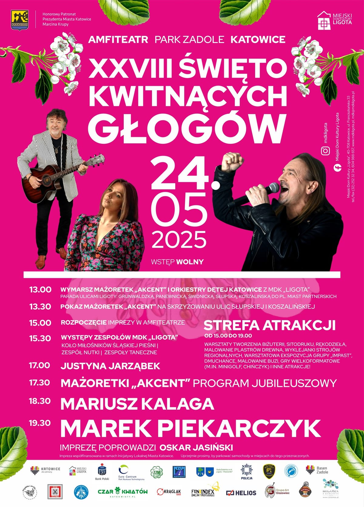 Marek Piekarczyk gwiazdą Święta Kwitnących Głogów 2025