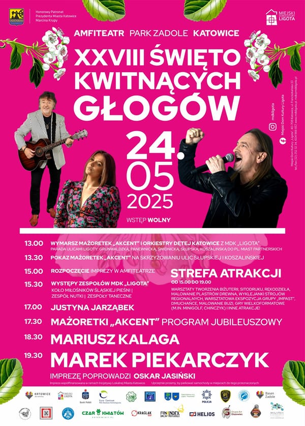 Marek Piekarczyk gwiazdą Święta Kwitnących Głogów 2025