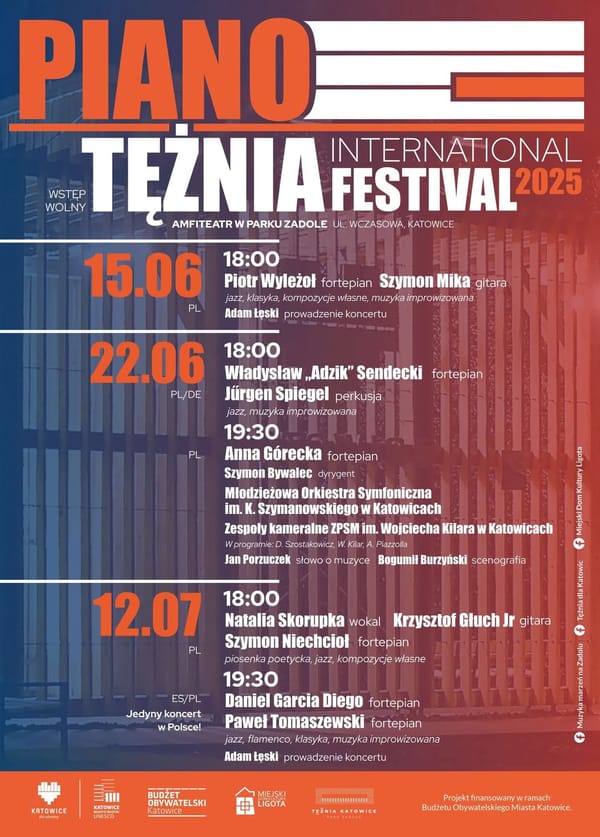 Piano Tężnia Festival 2025 – jazz, klasyka i improwizacja w Parku Zadole